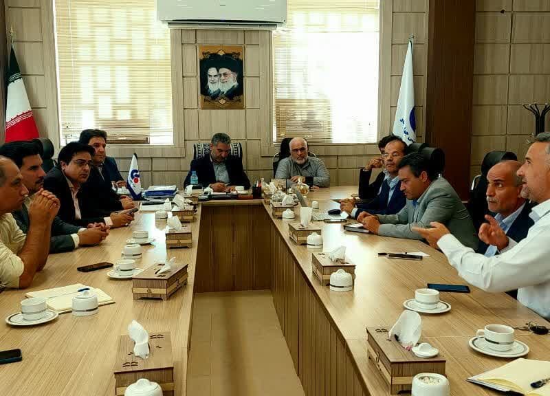 سومین نشست بررسی طرح جامع محیط زیست شهرستان میبد در شهرک صنعتی جهان آباد
