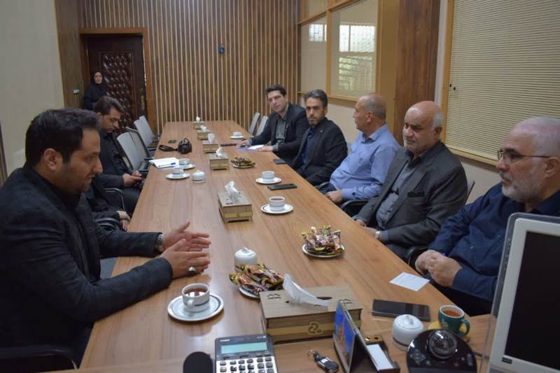 دیدار مدیرصندوق بیمه اجتماعی استان با مدیرعامل شهرک صنعتی جهان آباد