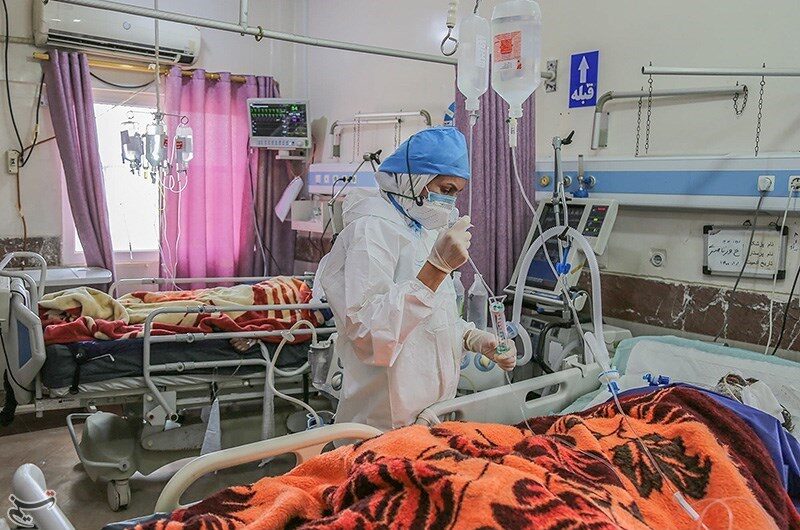 کاهش موارد بستری به علت کرونا در کشور