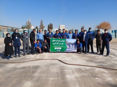 رقابت ورزشی کارگران کاشی احسان میبد+گزارش تصویری