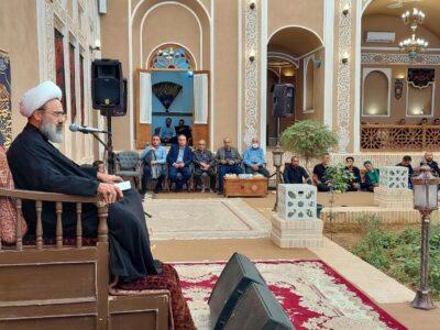 برگزاری مجلس عزاداری سیدالشهداء(ع) به میزبانی انجمن صنفی تولید کاشی و سرامیک از دریچه دوربین