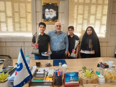 مدیر عامل شهرک صنعتی ازافتخارآفرینان مسابقات جهانی کودکان هوشمند تایلند تقدیر نمود.