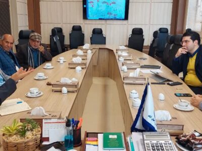 نشست کاری و صمیمانه رئیس دادگستری و دادستان شهرستان با مدیریت شهرک صنعتی جهان آباد واعضای شورای حل اختلاف