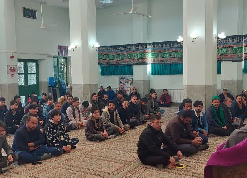 عزاداری شهادت حضرت فاطمه (سلام الله علیها) در مسجدالنبی (ص)شهرک صنعتی از دریچه دوربین