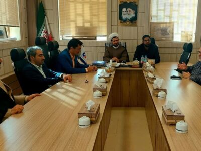 نشست رئیس دادگستری و دادستان شهرستان میبد با مدیرعامل شهرک صنعتی جهان آباد