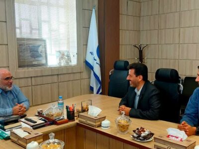 دیدار مدیرکل انتقال خون استان یزد با مدیرعامل شهرک صنعتی جهان‌آباد