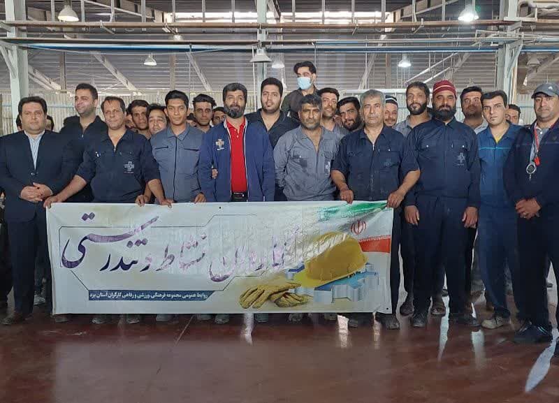 رقابت ورزشی پرسنل کاشی مجتمع شهرستان میبد از دریچه دوربین