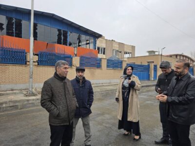 بازدید مدیر نظارت بر شهرک‌های غیردولتی و شرکت‌های خدماتی کشور از مناطق صنعتی آسیب‌دیده از جنگ در استان تهران